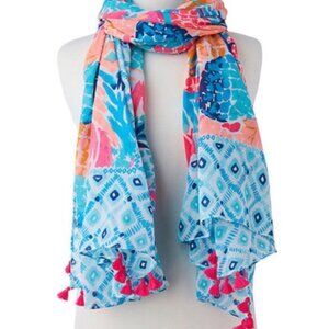 NWT Lilly Pulitzer Seaspray Wrap Scarf